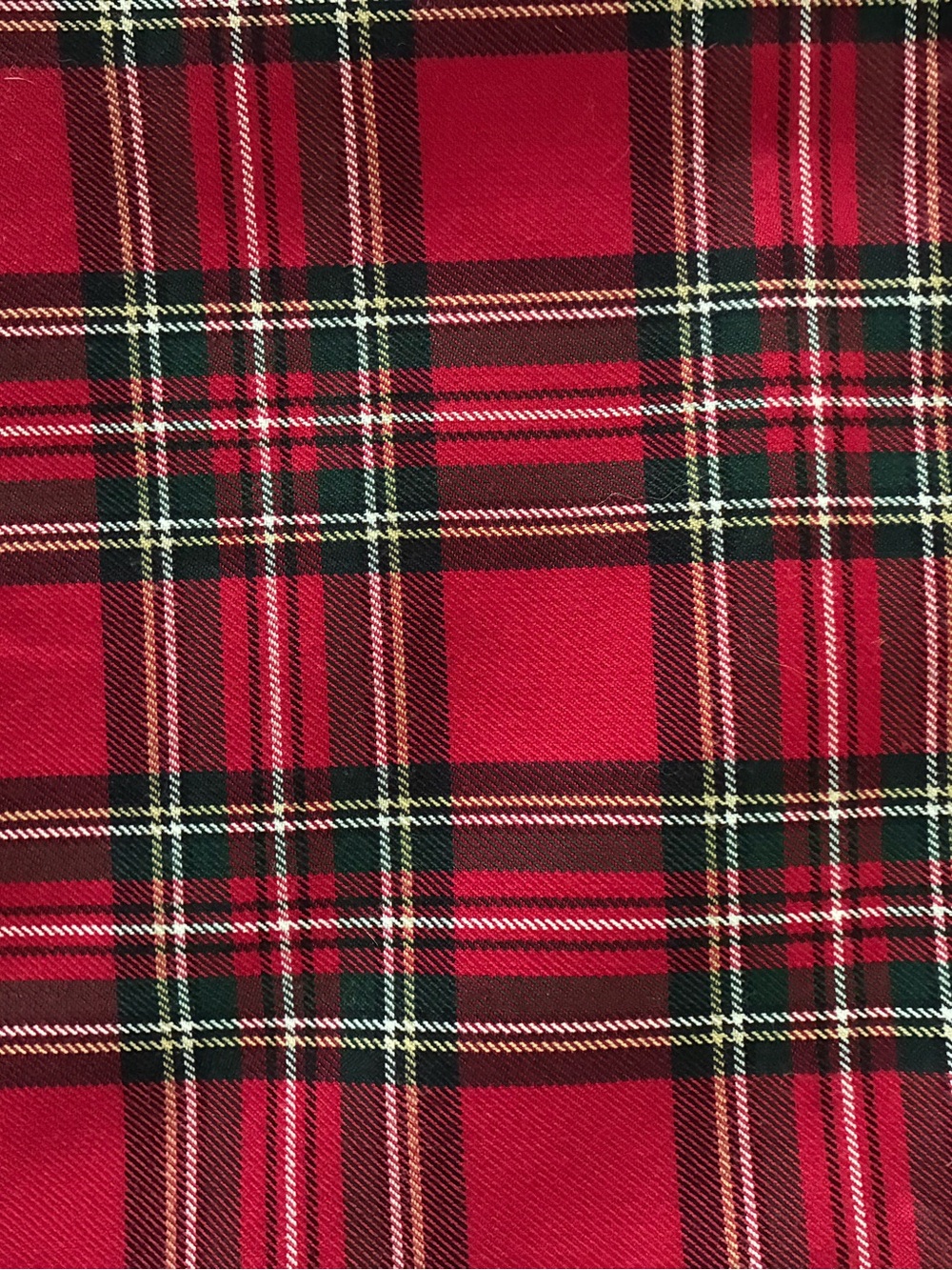 Talbots Red Tartan Plaid Skirt - Classic Holiday Plaid